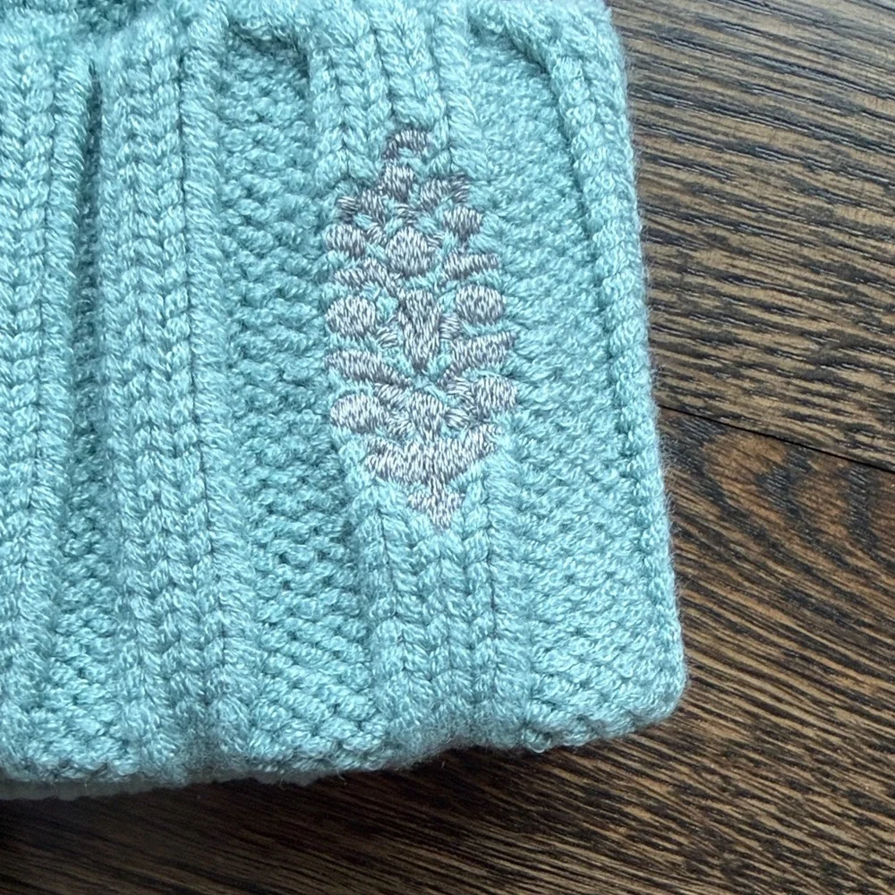 FP Movement by Free People Teal Knit Pom Beanie